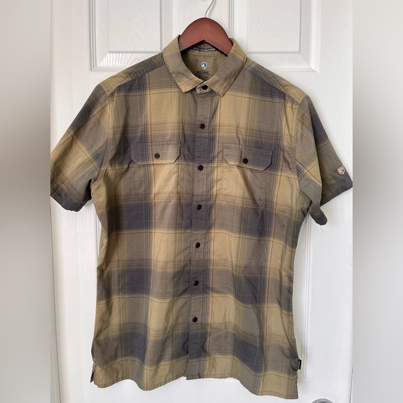Mens Kuhl Response Short Sleeve Button Up Shirt Medium - Picture 4 of 9